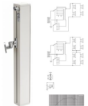 Loa cột 40W BOSCH LA1-UM40E
