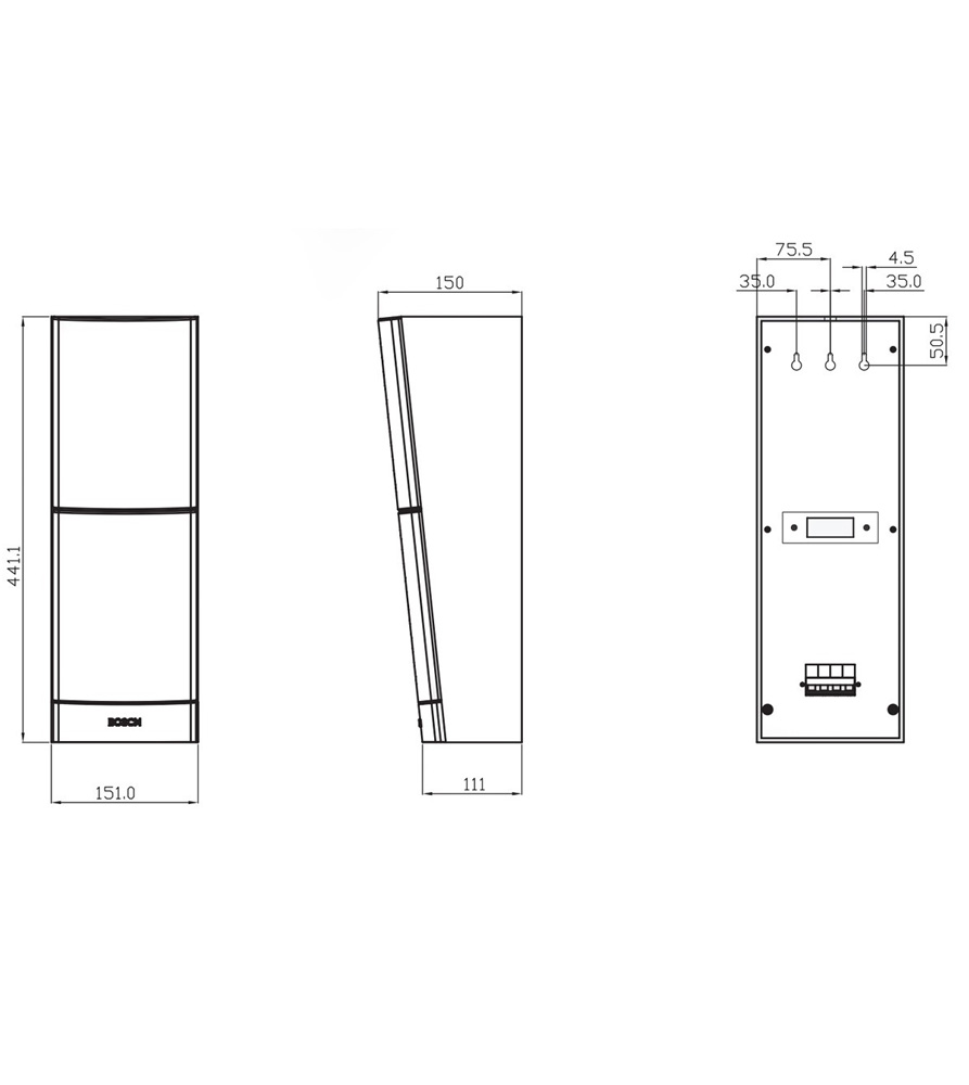 Loa hộp 12W BOSCH LB1-UW12