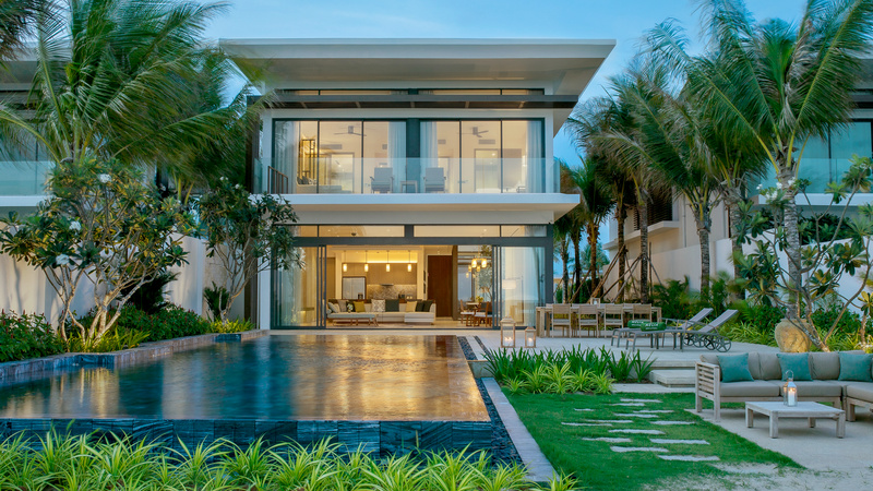 Thi công trần sao cho biệt thự sang trọng tại Hồ Tràm - Vũng Tàu